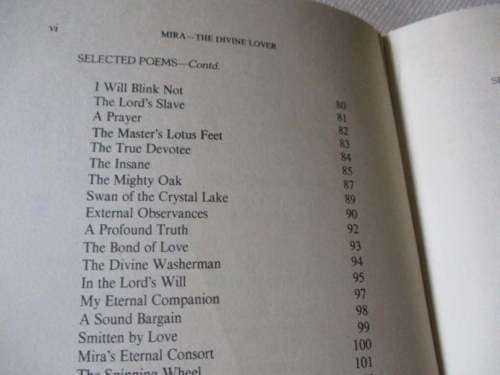 MIRA - THE DEVINE LOVER - V.K. SETHI