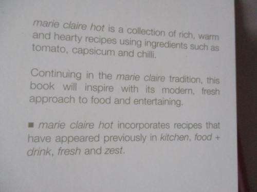 HOT - RICH CHILLI WAR ITALIAN PAPRIKA RED - MARIE CLAIRE