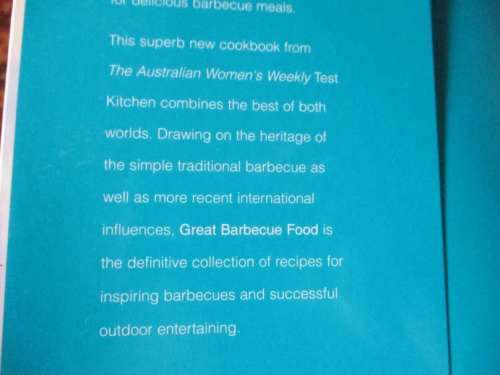GREAT BARBECUE FOOD - WOMEN`S WEEKLY COOKBOOKS