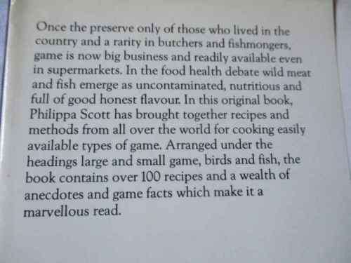 GOURMET GAME - RECIPES AND ANECDOTES FROM AROUND THE WORLD - PHILIPPA SCOTT