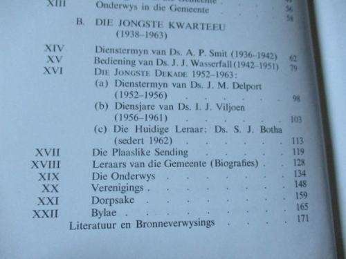 KOEBERG SE EEUFEES 1863 - 1963 / EEUFEESALBUM VAN DIE NED.  GEREF. GEMEENTE PHILADELPHIA 1863 - 1963