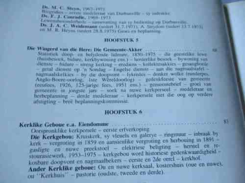 MEETSNOERE IN LIEFLIKE PLEKKE - NED GEREF GEMEENTE DURBANVILLE 1826 - 1976 - A. P. SMIT