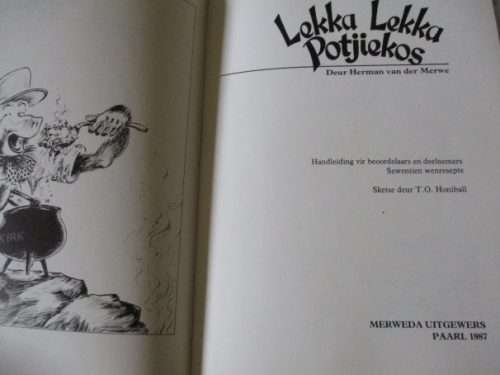 LEKKA LEKKA POTJIEKOS - N` HANDLEIDING VIR BEOORDELAARS EN DEELNEMERS - HERMAN VAN DER MERWE