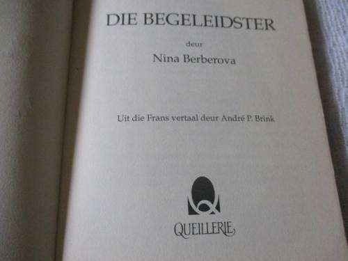 DIE BEGELEIDSTER - NINA BERBEROVA