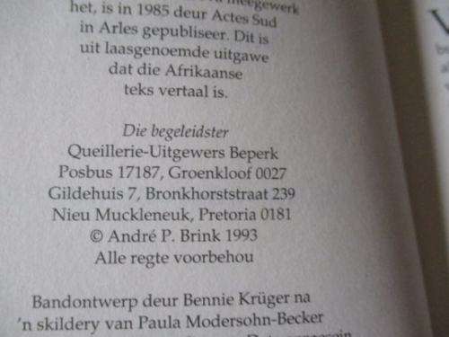 DIE BEGELEIDSTER - NINA BERBEROVA