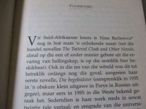 DIE BEGELEIDSTER - NINA BERBEROVA