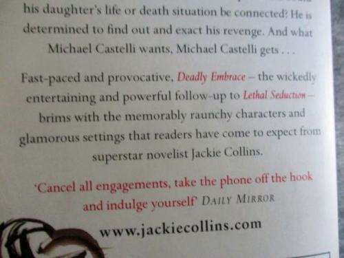 DEADLY EMBRACE - JACKIE COLLINS