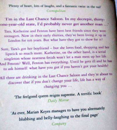 LAST CHANCE SALOON - MARIAN KEYES