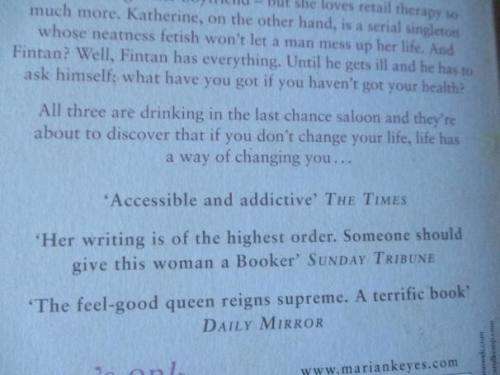 LAST CHANCE SALOON - MARIAN KEYES