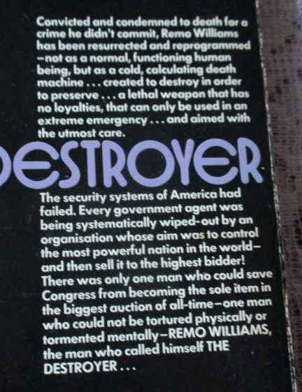 DEATH THERAPY - THE DESTROYER - RICHARD SAPIR AND WARREN MURPHY