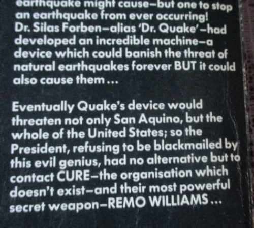 DR QUAKE - THE DESTROYER - RICHARD SAPIR AND WARREN MURPHY
