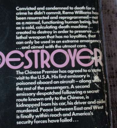CHINESE PUZZLE - THE DESTROYER - RICHARD SAPIR AND WARREN MURPHY