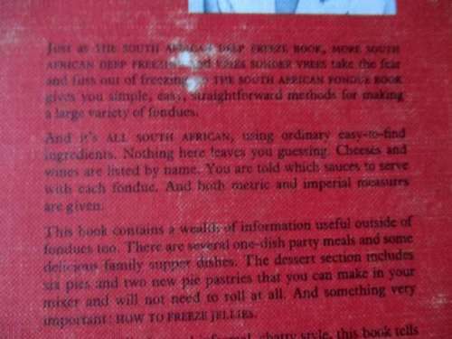 THE SOUTH AFRICAN FUNDUE BOOK - ALICE THERON