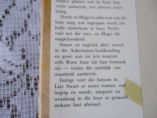REENBOOG VAN GELUK - LIZE SWART    ( hardeband / roman / avontuur )