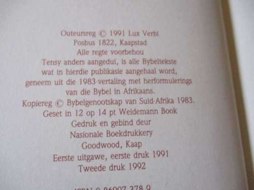 KLEIN GESKENK VAN GELOOF - N` KORT KEUR UIT DIE WERK VAN I.L. DE VILLIERS