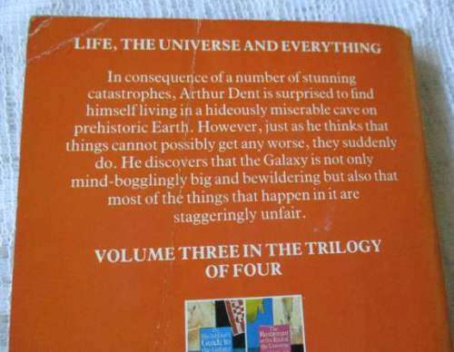 LIFE, THE UNIVERSE AND EVERYTHING - DOUGLAS ADAMS