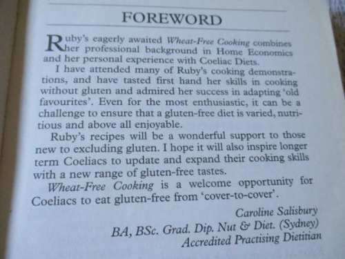 WHEAT-FREE COOKING - MORE THAN 100 GLUTEN-FREE RECIPES - RUBY M BROWN - MILNER HEALTHY LIVING COOK