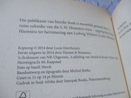 DIE AFWESIGHEID VAN BERGE - LOUIS ESTERHUIZEN