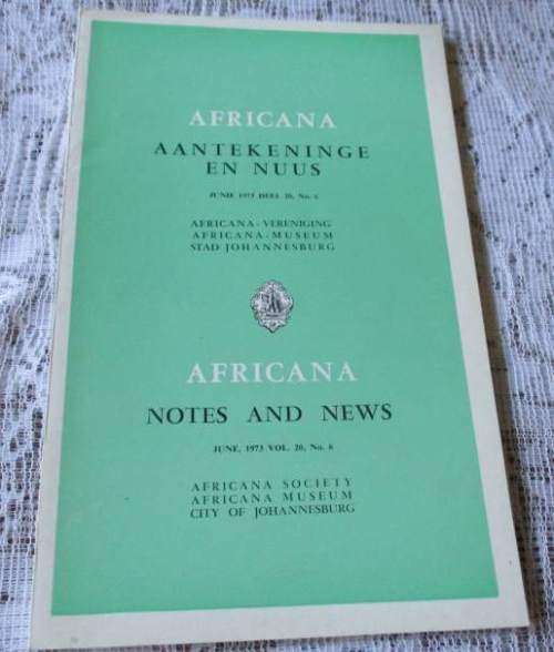 AFRICANA NOTES AND NEWS / AFRICANA AANTEKENINGE EN NUUS JUNIE 1973