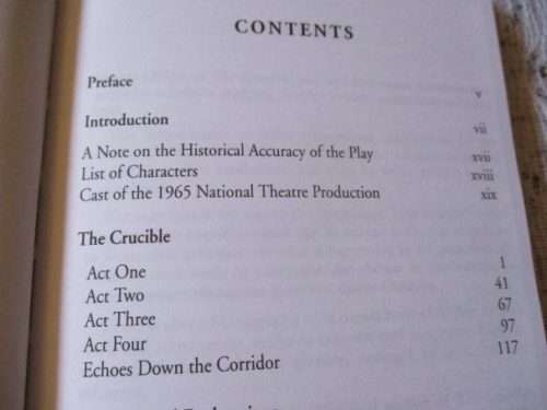 THE CRUCIBLE - ARTHUR MILLER