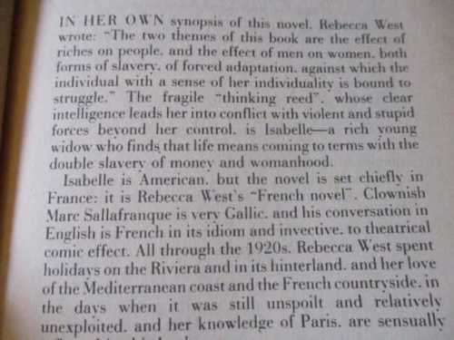 THE THINKING REED - REBECCA WEST