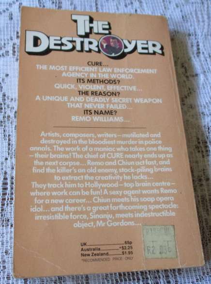 BRAIN DRAIN - THE DESTROYER NO 22 - RICHARD SAPIR & WARREN MURPHY