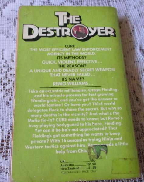 DEADLY SEEDS - THE DESTROYER NO 21 - RICHARD SAPIR & WARREN MURPHY