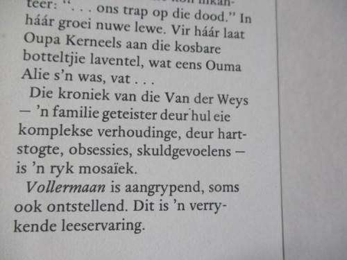 VOLLERMAAN - ENGELA VAN ROOYEN ( hardeband )