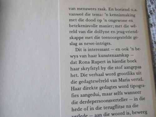 DIE TWEEDE VERSLAG VAN N` BUITENGEWONE ONTMOETING - RONA RUPERT