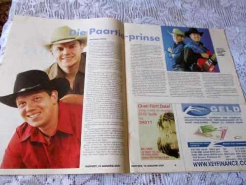 RAPPORT TYDSKRIF  16 JANUARY 2005 ( LEANE MANAS, DIE CAMPBELLS, ERNIE SMITH, BEN BABSIE & FAMILIE