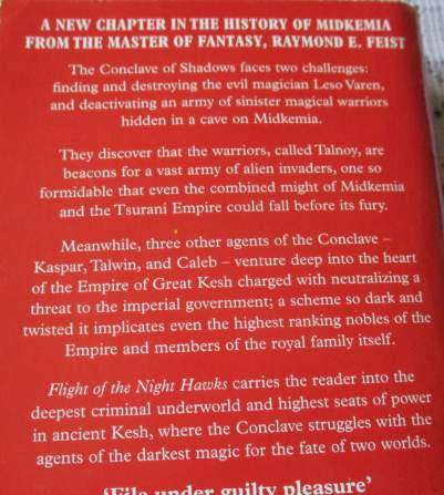 FLIGHT OF THE NIGHT HAWKS - RAYMOND FEIST
