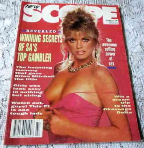 SCOPE MAGAZINE 21 NOV 1986 ( LEON TERBLANCHE GAMBLER, BRIAN MITCHELL, ZINTA KOHLER