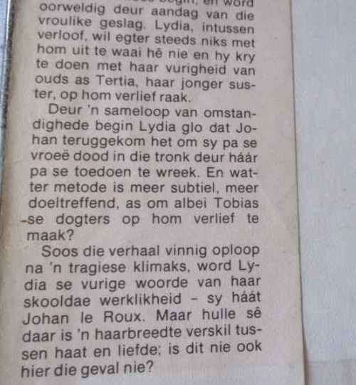 N` HAARBREEDTE VERSKIL - M STRYDOM