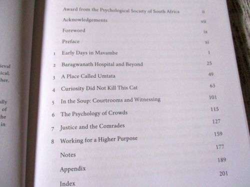 APARTHEID AND THE MAKING OF A BLACK PSYCHOLOGIST - A MEMOIR BY N CHABANI MANGANYI