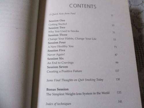 QUIT SMOKING TODAY - WITHOUT GAINING WEIGHT - PAUL McKENNA  ( NO HYPNOSIS CD )