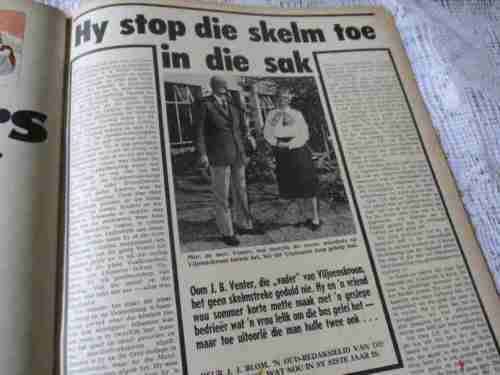 HUISGENOOT TYDSKRIF 18 OKTOBER 1974 ( EVIL KNIEVEL, IAN PLAYER, PANGAMAN )