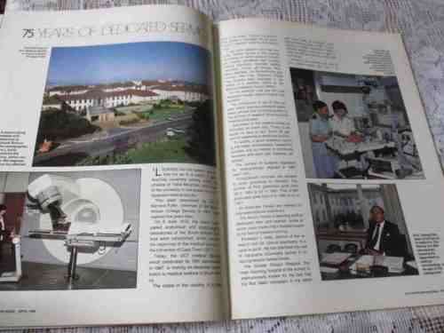 SA PANORAMA MAGAZINE APRIL 1988 ( SABS, GROOTE SCHUUR HOSPITAL, RICHARDS BAY, SPCA )