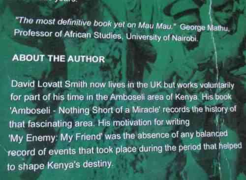 MY ENEMY : MY FRIEND - DAVID LOVATT SMITH ( historical novel )