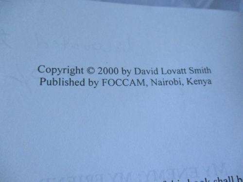 MY ENEMY : MY FRIEND - DAVID LOVATT SMITH ( historical novel )
