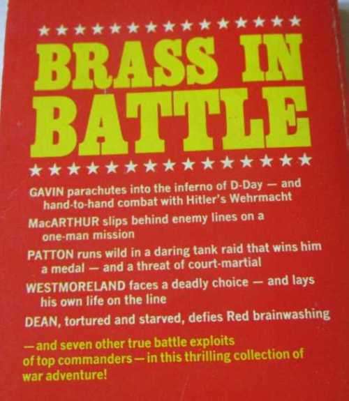 BRASS IN BATTLE - PAUL HIRSCH