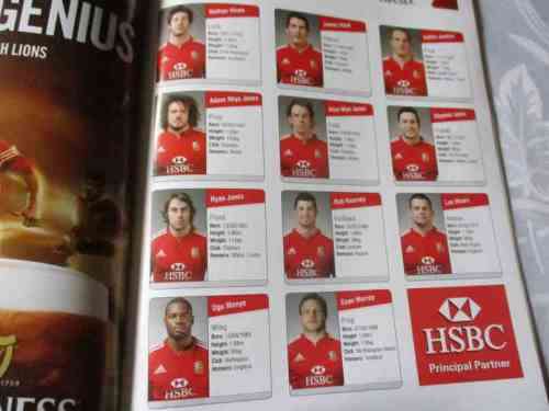 WESTERN PROVINCE VS BRITISH & IRISH LIONS 13 JUNE 2009 RUGBY MATCH PROGRAMME
