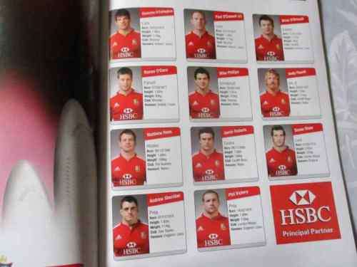 WESTERN PROVINCE VS BRITISH & IRISH LIONS 13 JUNE 2009 RUGBY MATCH PROGRAMME