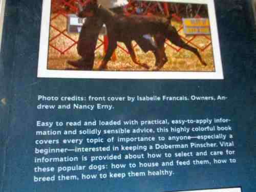 DOBERMAN PINCHERS - A COMPLETE INTRODUCTION - ANNA KATHERINE NICHOLAS