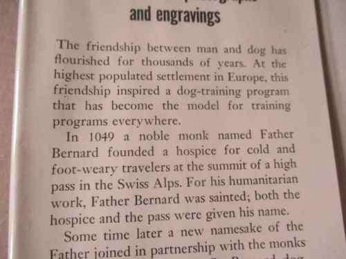 MAN AND MASTIFF - THE STORY OF THE ST. BERNARD DOG THROUGH HISTORY - HELEN KAY