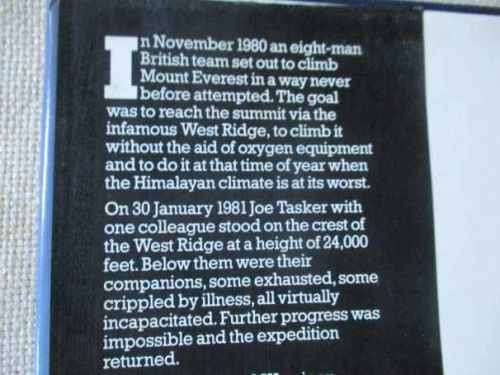 EVEREST THE CRUEL WAY - JOE TASKER