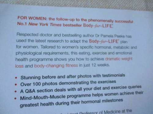 BODY OF LIFE FOR WOMEN - DR PAMELA PEEKE