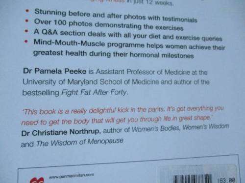 BODY OF LIFE FOR WOMEN - DR PAMELA PEEKE