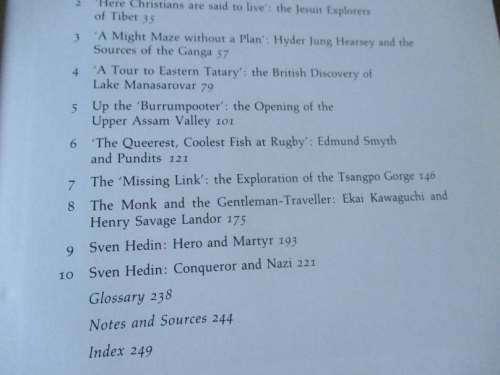 A MOUNTAIN IN TIBET - IN SEARCH FOR MOUNT KAILAS AND THE SOURCES OF THE GREAT RIVERS OF INDIA