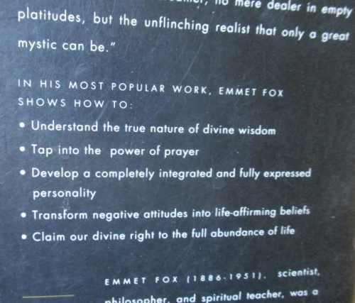 SERMON ON THE MOUNT - THE KEY TO SUCCESS IN LIFE AND THE LORD`S PRAYER AN INTERPRETATION - EMMET FOX