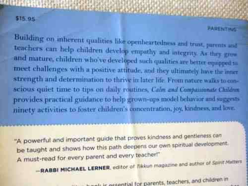 CALM AND COMPASSIONATE CHILDREN - A HANDBOOK - SUSAN USHA DERMOND